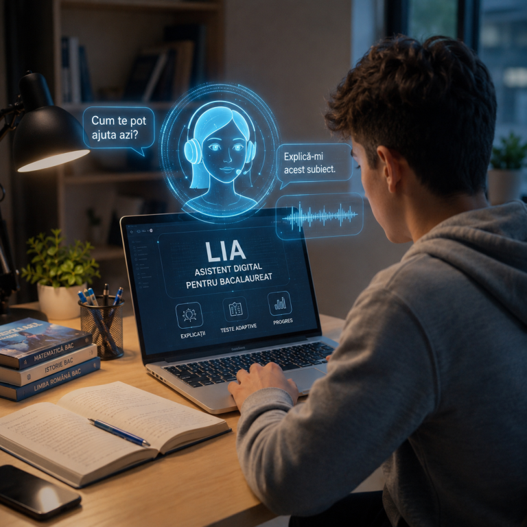 LIA, asistentul digital cu inteligență artificială pentru Bacalaureat, dezvoltat la Iași cu fonduri europene