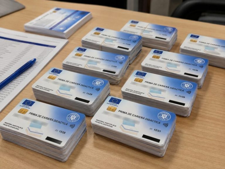 Prima de carieră didactică: aproape 109.000 de carduri au fost alimentate cu 1.500 de lei până pe 14 august